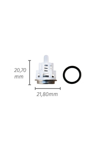 Valvula D.20mm serie 66  INTERPUMP - Envío 24h - Hidropres